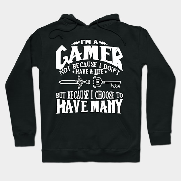 I'm A Gamer Hoodie by Astroman_Joe